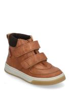 Shoes - Flat - With Velcro High-top Sneakers Brown ANGULUS