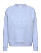 Lr-Nuka Tops Sweatshirts & Hoodies Sweatshirts Blue Levete Room