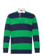 The Iconic Rugby Shirt Tops Polos Long-sleeved Navy Polo Ralph Lauren