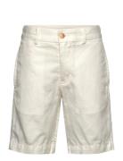 Straight Fit Linen-Cotton Short Bottoms Shorts Cream Ralph Lauren Kids