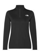 W Flex 1/4 Zip Tee Slim Sport Women Sport Clothing Sports Tops & T-shi...