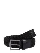 Ck Casual Elastic Braided 35Mm Accessories Belts Braided Belt Black Ca...