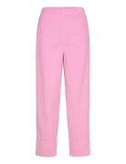 Padow Bottoms Trousers Straight Leg Pink American Vintage