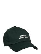 Derrel-Slogan Accessories Headwear Caps Green BOSS