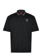 Dodac_Rb Tops Polos Short-sleeved Black HUGO