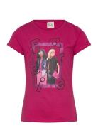 Tshirt Tops T-Kortærmet Skjorte Pink Barbie