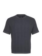 Anf Mens Sweaters Tops T-Kortærmet Skjorte Navy Abercrombie & Fitch