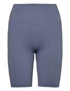 Ribbed Seamless Biker Shorts Bottoms Running-training Tights Blue Aim´...