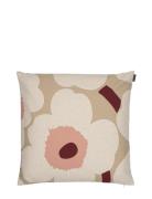 Unikko Pillow Case 50X50Cm Home Textiles Bedtextiles Pillow Cases Beig...