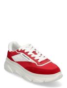 Cph56 Material Mix Red Low-top Sneakers Red Copenhagen Studios