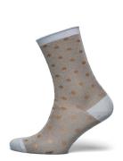 Donna Glitter Socks Lingerie Socks Regular Socks Brown Mp Denmark