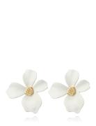 Lilly Earring Accessories Jewellery Earrings Studs White By Jolima