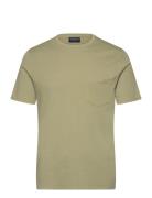 Midweight Faded Tee Tops T-Kortærmet Skjorte Khaki Green Lexington Clo...