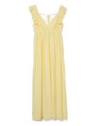 Vmmjosie Sl Ankle Frill Dress Wvn Ga Dresses Summer Dresses Yellow Ver...