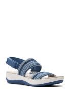 Arla Stroll D Flade Sandaler Blue Clarks