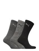 Puma Unisex Crew Sock 3P Sport Socks Regular Socks Grey PUMA