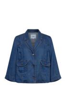 Numiami Shirt Outerwear Jackets Light-summer Jacket Blue Nümph