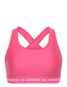 Crossback Mid Bra& Sport Bras & Tops Sports Bras - All Pink Under Armo...