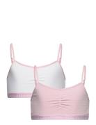 2T-2Pk Bralettes Night & Underwear Underwear Tops Pink Ralph Lauren Ki...