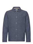 Akoscar Indigo Overshirt Tops Overshirts Navy Anerkjendt