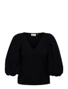 Nemagz Blouse Tops Blouses Long-sleeved Black Gestuz