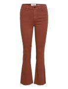 Jelena Kick Flare Color Bottoms Jeans Boot Cut Brown Pieszak