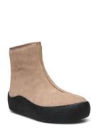 Lykke W Shoes Boots Ankle Boots Ankle Boots Flat Heel Beige Exani