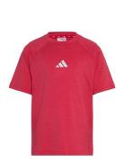 J Gt Pz Tee Tops T-Kortærmet Skjorte Red Adidas Sportswear