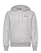 Hooded Sweatshirt Tops Sweatshirts & Hoodies Hoodies Grey Champion