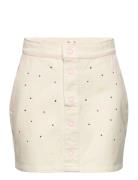 Skirt Dresses & Skirts Skirts Short Skirts Cream Billieblush