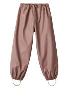 Rainwear Olo Trousers Outerwear Rainwear Bottoms Pink Wheat