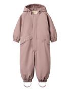 Thermo Rain Suit Aiko Outerwear Coveralls Rainwear Coveralls Pink Whea...