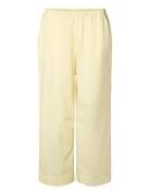 Bella Pants - Poplin Bottoms Trousers Wide Leg Yellow STUDIO FEDER