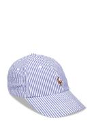 Seersucker Ball Cap Designers Headwear Caps Blue Polo Ralph Lauren