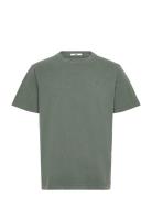 Cave Tee Oat Tops T-Kortærmet Skjorte Green NEUW