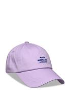 Soft Twill Cash Cap Accessories Headwear Caps Purple Mads Nørgaard