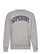 Athletic Ess Crew Tops Sweatshirts & Hoodies Sweatshirts Grey Superdry