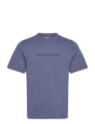 Anf Mens Mfo Tops Tops T-Kortærmet Skjorte Navy Abercrombie & Fitch