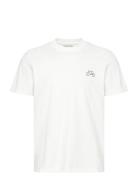 Cfetienne 0195 Tee W/ Bicycle Embri Tops T-Kortærmet Skjorte White Cas...