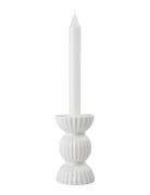 Lyngby Tura Kr Lysestage H14 Hvid Home Decoration Candlesticks & Lante...