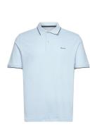 Tipping Ss Pique Polo Tops Polos Short-sleeved Blue GANT