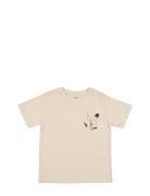 Tad Tops T-Kortærmet Skjorte Beige MarMar Copenhagen
