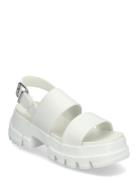 Tjw Chunky City Sandal Sandal Med Hæl White Tommy Hilfiger