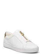 Keaton Zip Slip On Low-top Sneakers White Michael Kors
