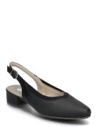 47063-00 Shoes Sling Backs Heeled Slingbacks Black Rieker