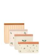 Clive Travelbag 4-Pack Home Meal Time Lunch Boxes Beige Liewood