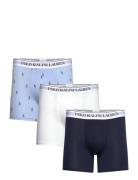 Stretch Cotton Boxer Brief 3-Pack Boxershorts Navy Polo Ralph Lauren