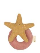 Rattle - Starfish Toys Baby Toys Rattles Pink Fabelab