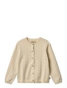 Knit Cardigan Maia Tops Knitwear Cardigans Beige Wheat