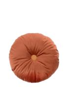 Round Cushion Eco-Velvet Home Textiles Cushions & Blankets Cushions Br...